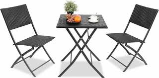 inklapbare tafel met stoelen