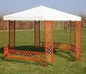 houten partytent