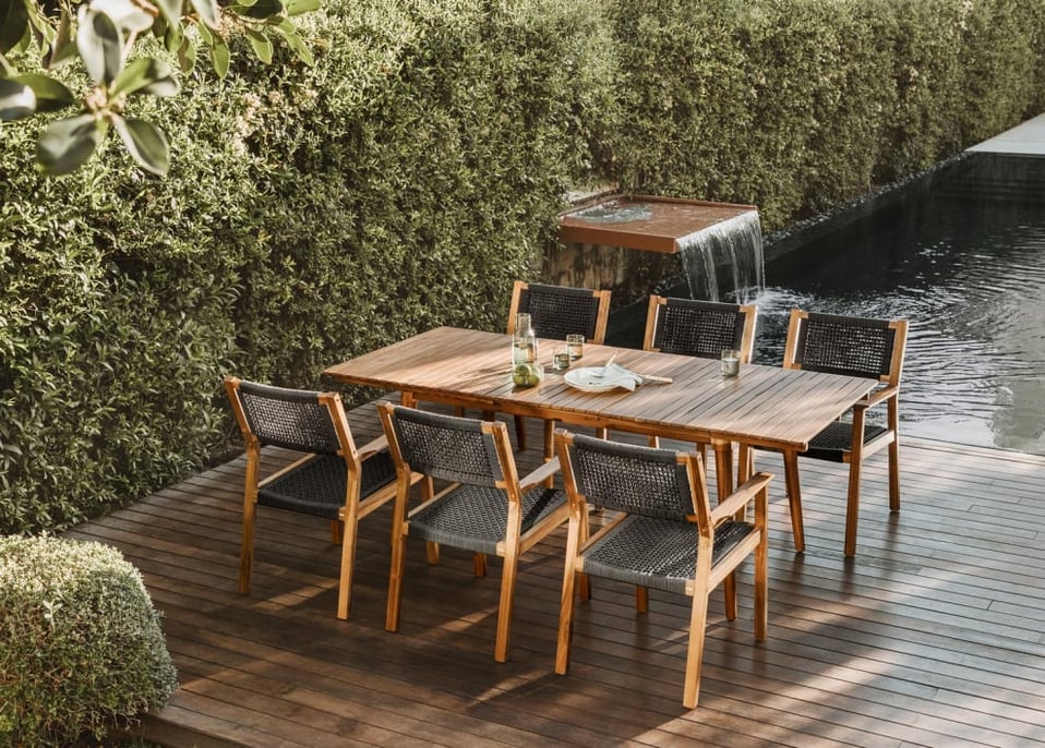 eettafel stoelen buiten