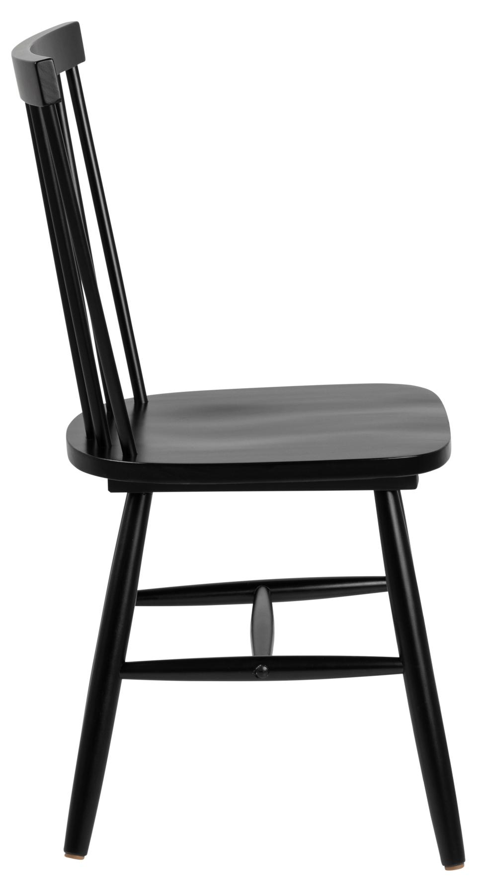 zwarte stoelen eettafel