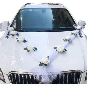 decoratie auto bruiloft