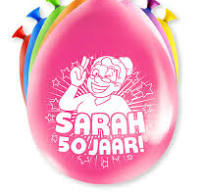 sarah feestartikelen