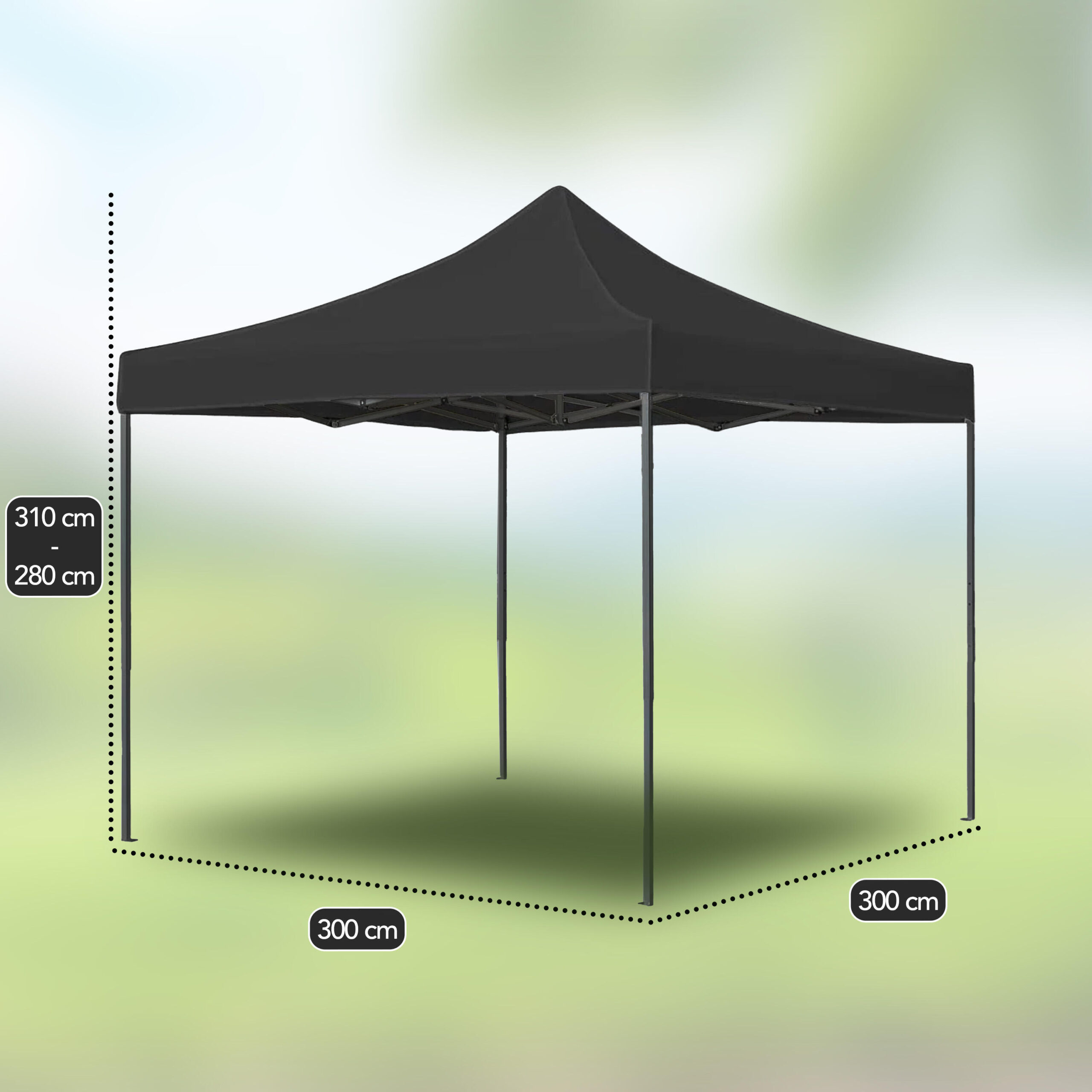 zwarte party tent